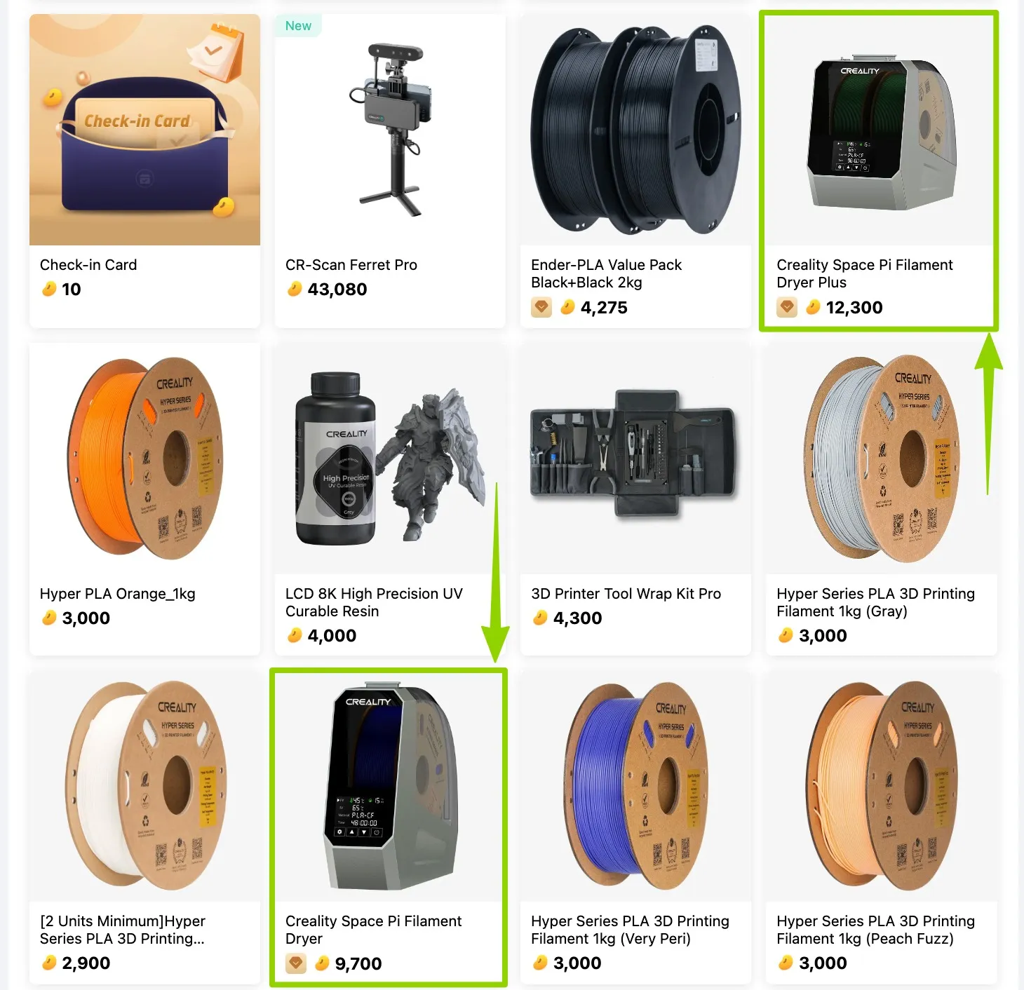 Get free filament dryer at Creality Cloud eshop